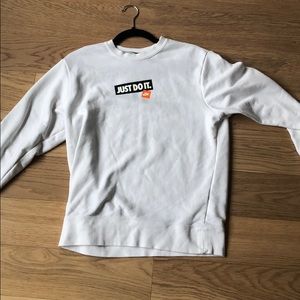 Nike white pullover